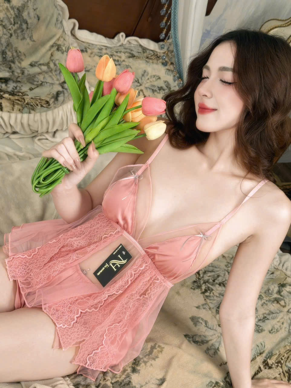 Đồ ngủ lụa NH (N130)