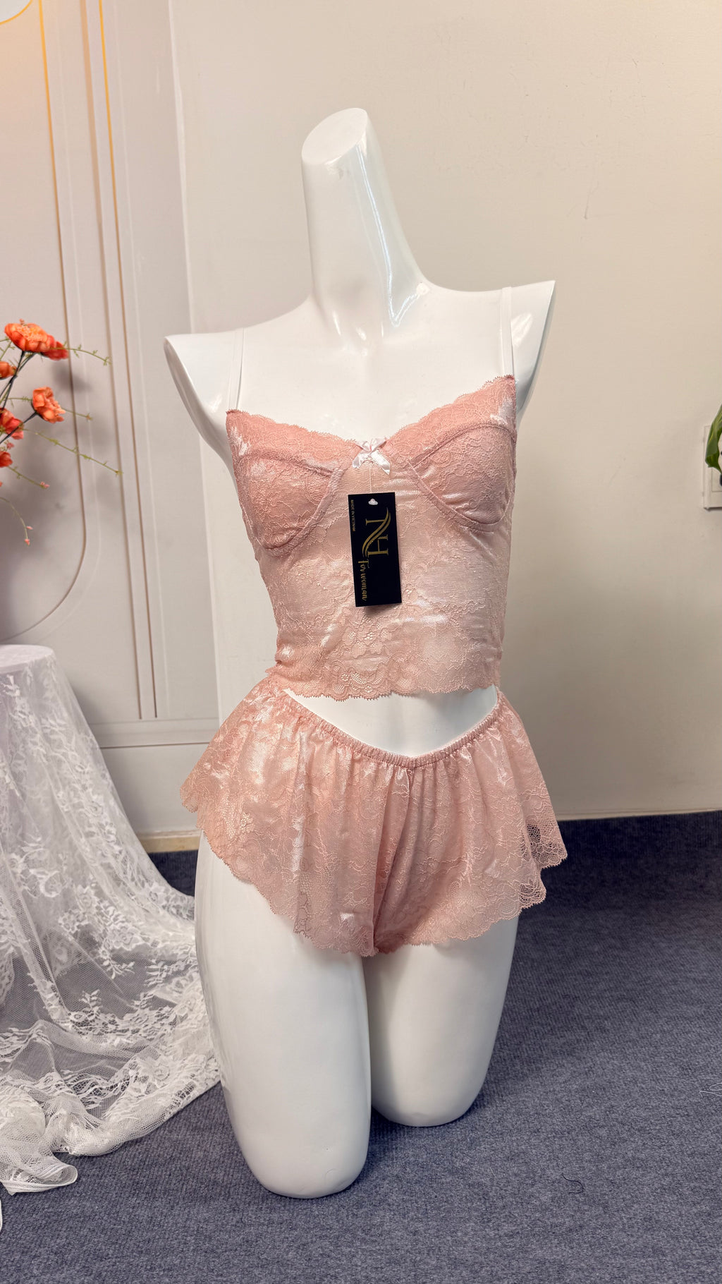 Lingerie LUNA Lace Set(code07) from silk NH