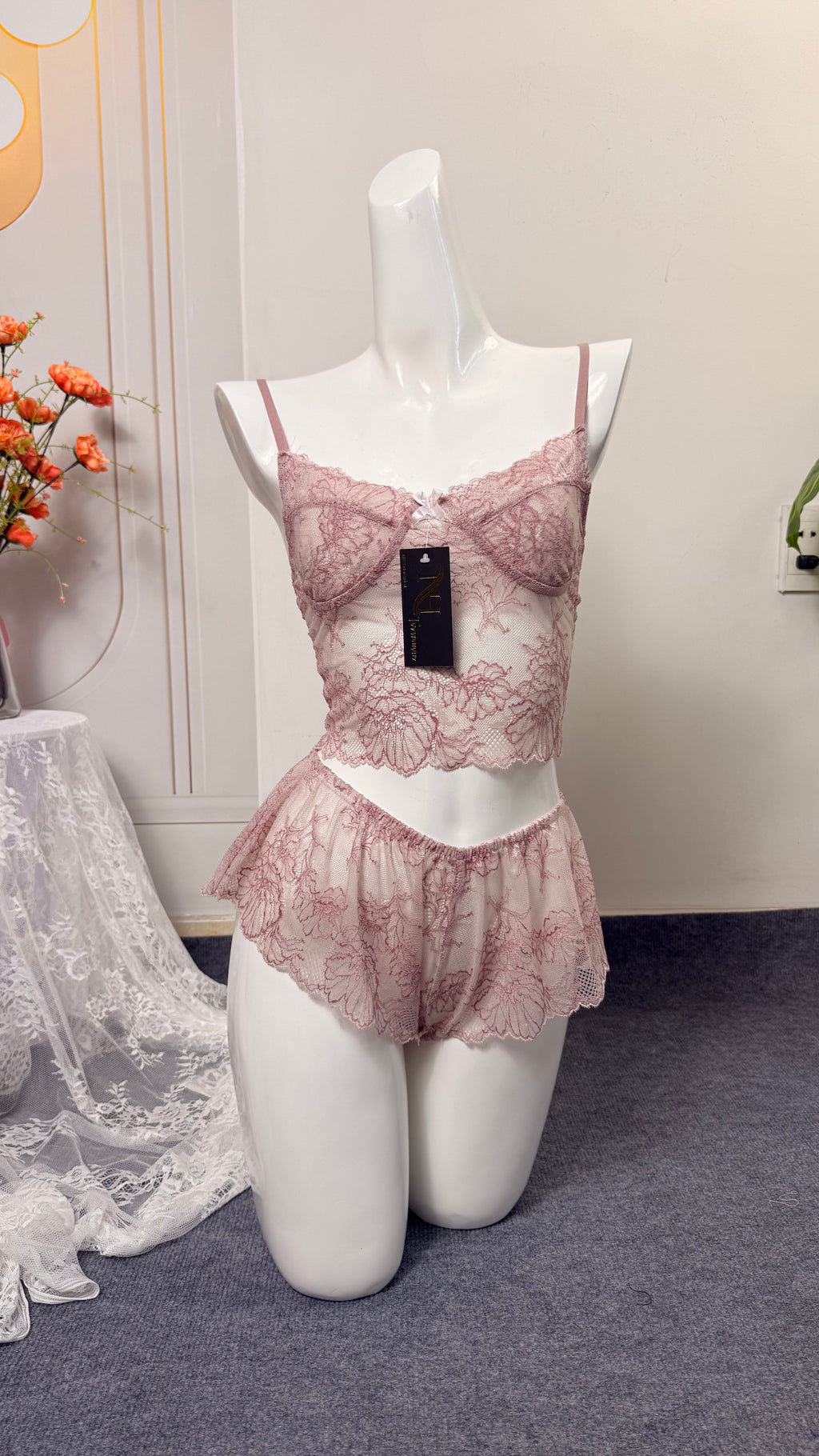 Lingerie LUNA Lace Set(code07) from silk NH