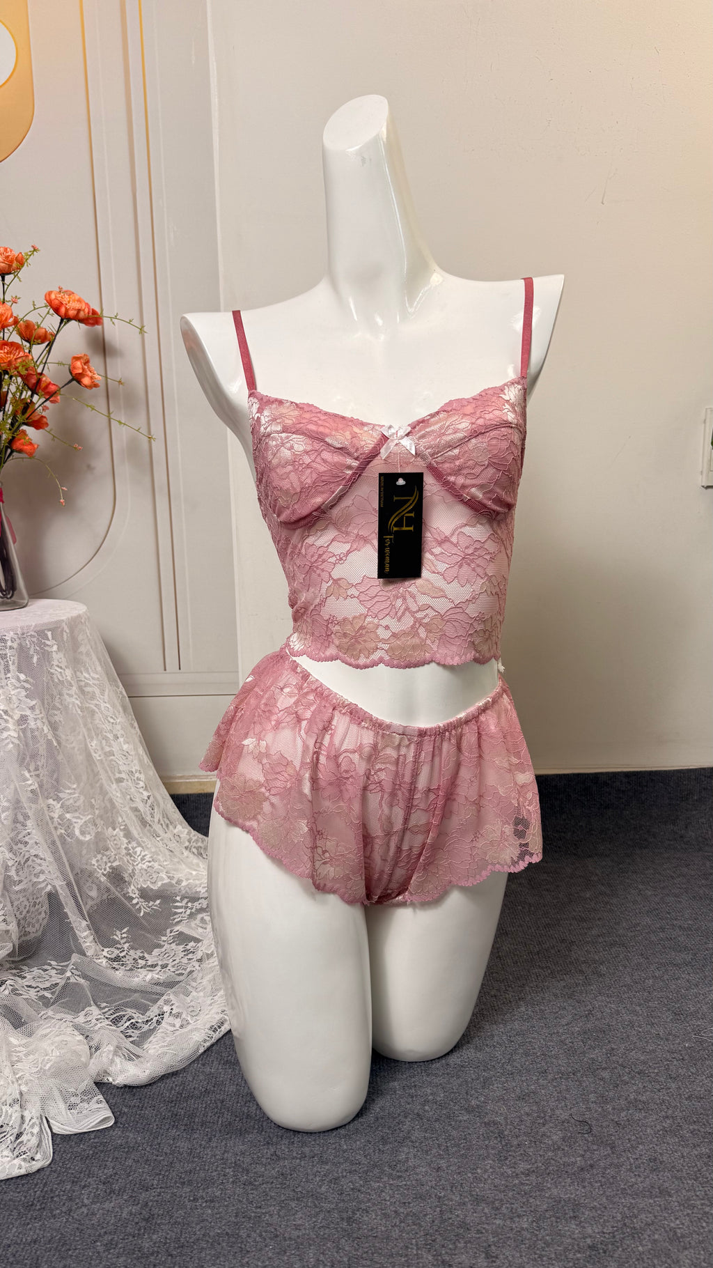 Lingerie LUNA Lace Set(code07) from silk NH