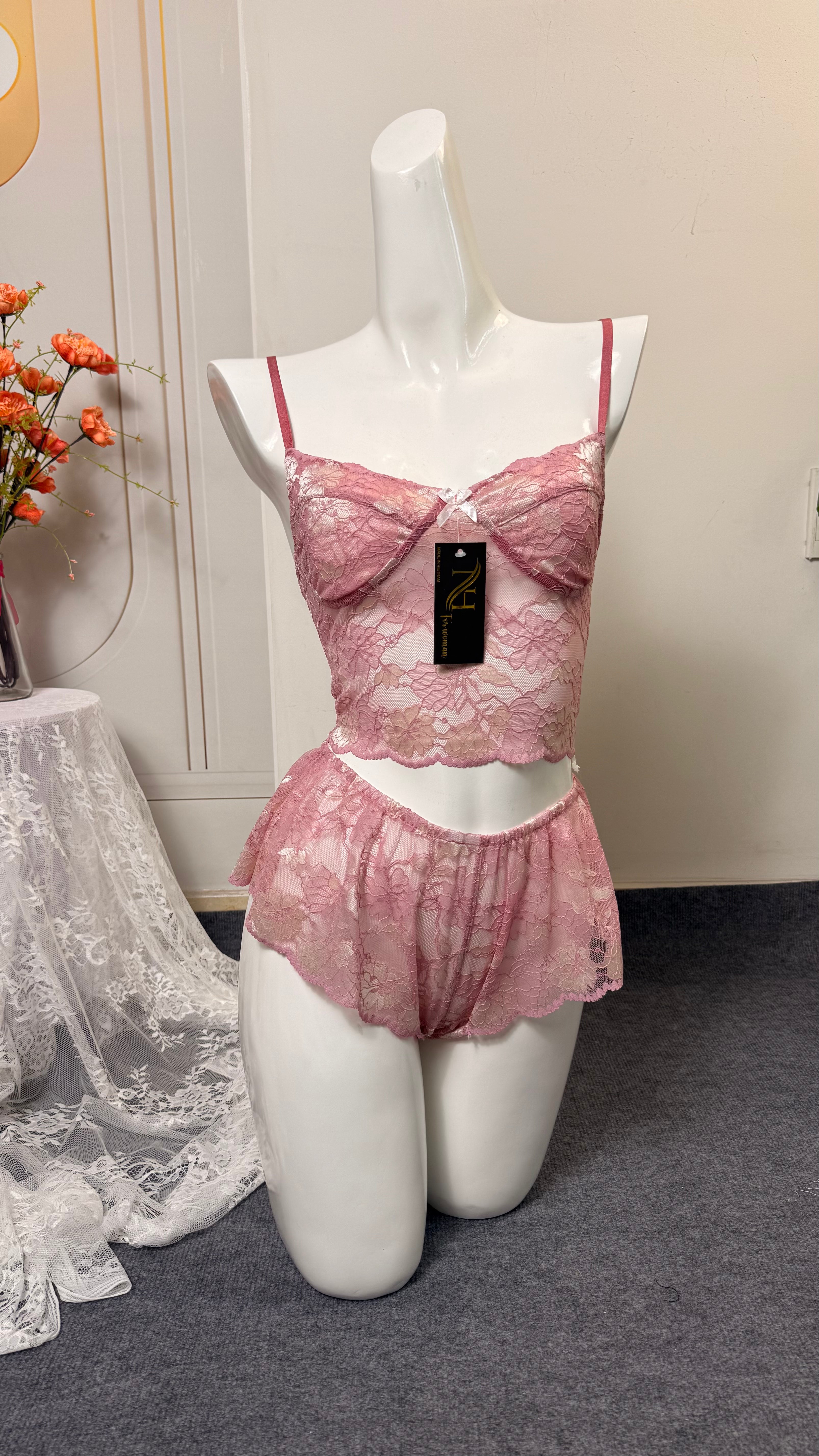 Lingerie LUNA Lace Set(code07) from silk NH