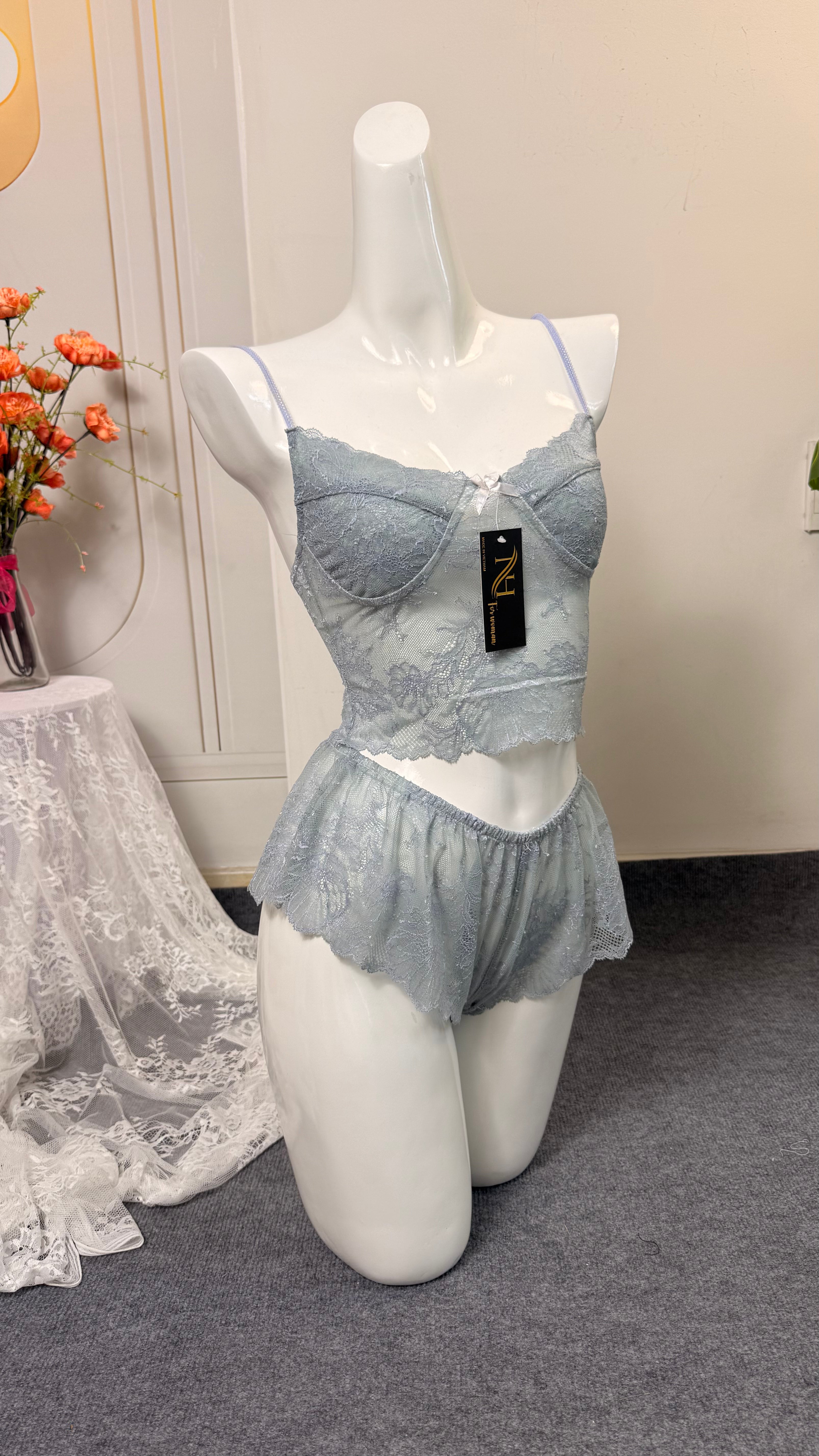 Lingerie LUNA Lace Set(code07) from silk NH