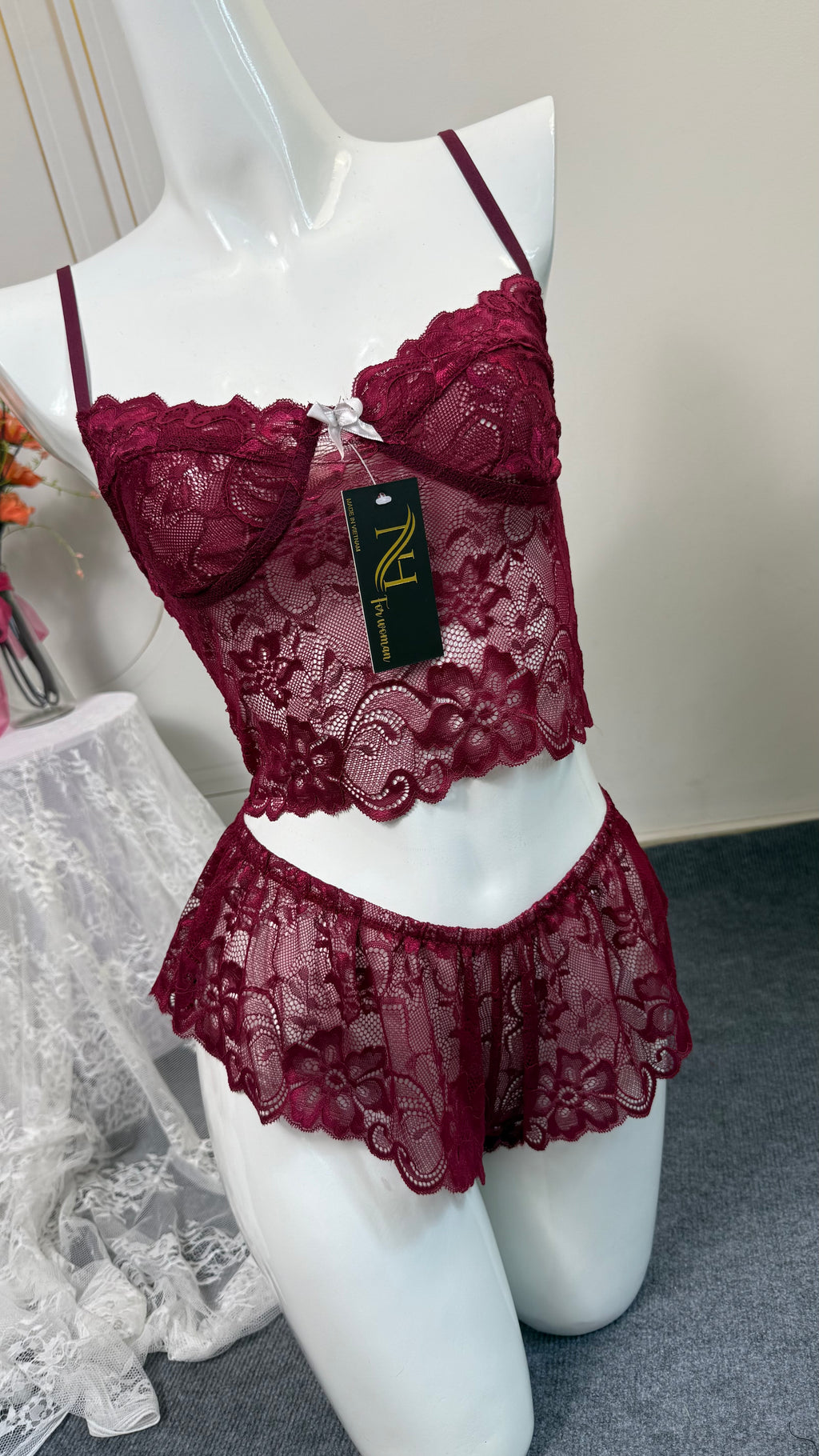 Lingerie LUNA Lace Set(code07) from silk NH