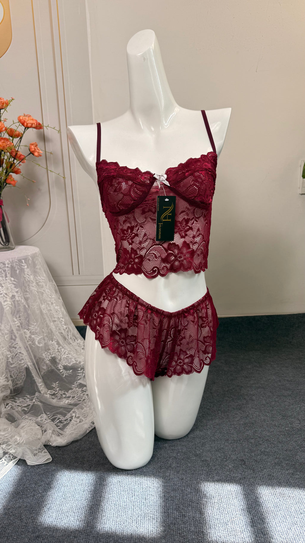 Lingerie LUNA Lace Set(code07) from silk NH