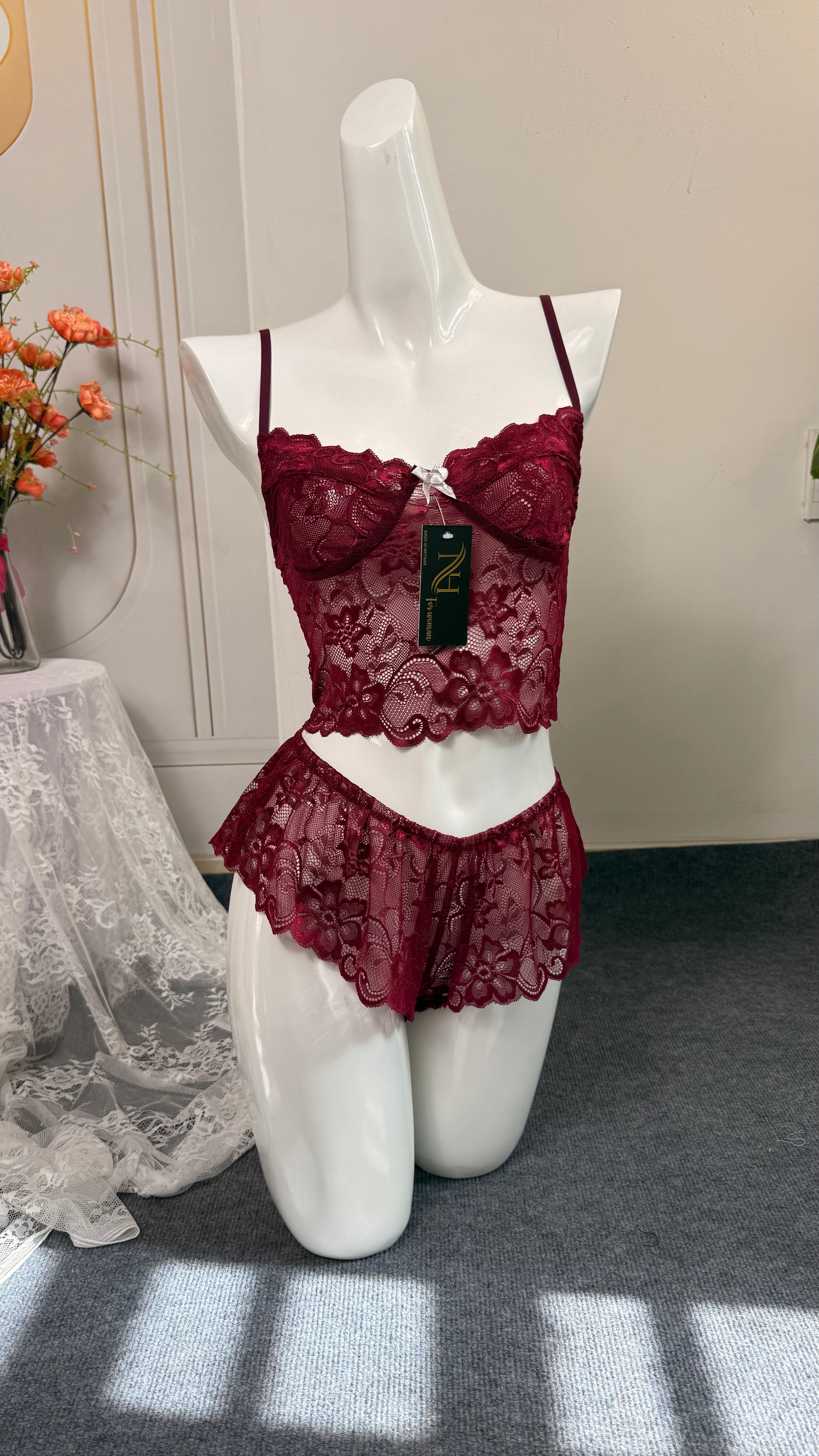 Lingerie LUNA Lace Set(code07) from silk NH