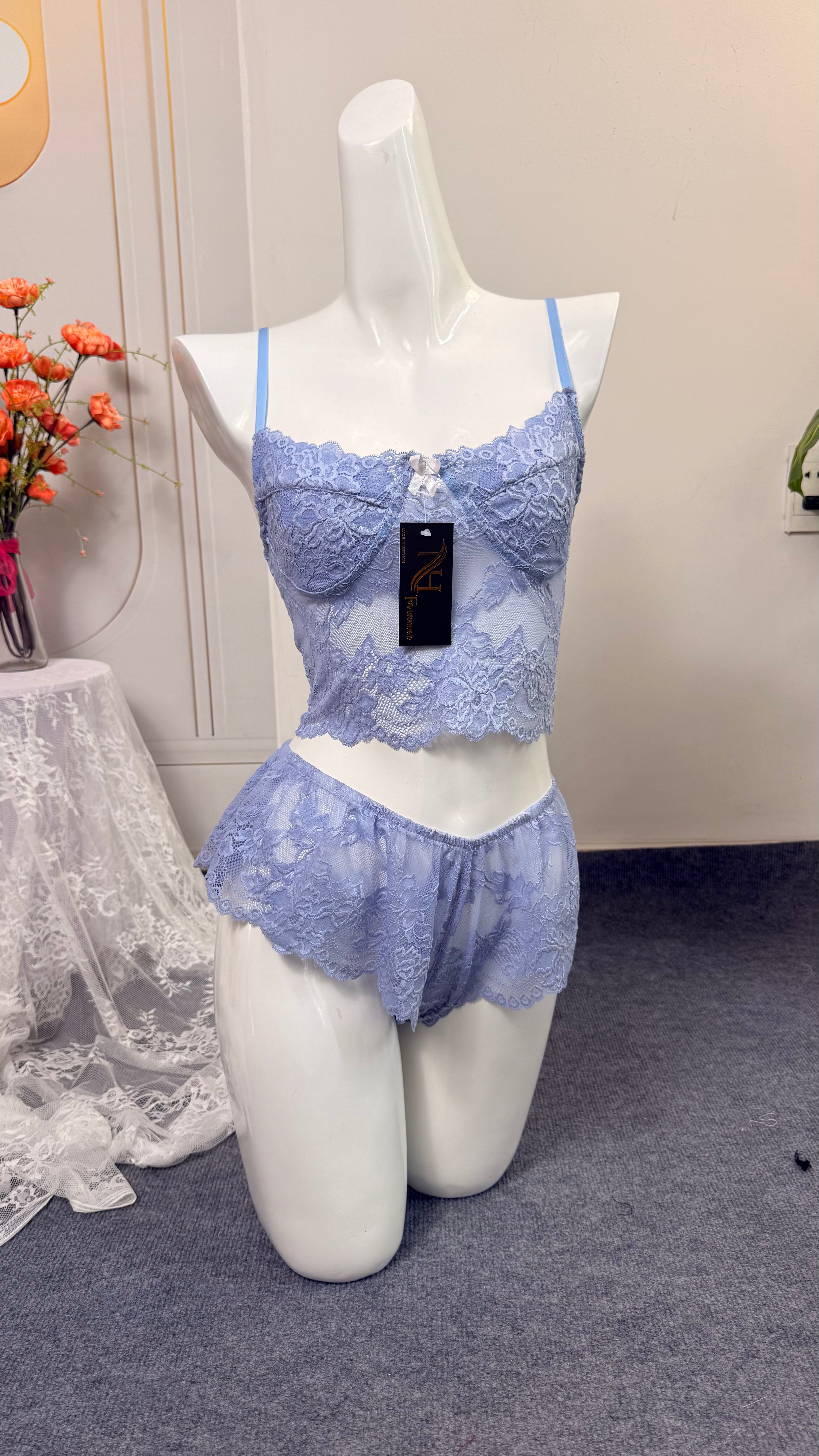 Lingerie LUNA Lace Set(code07) from silk NH