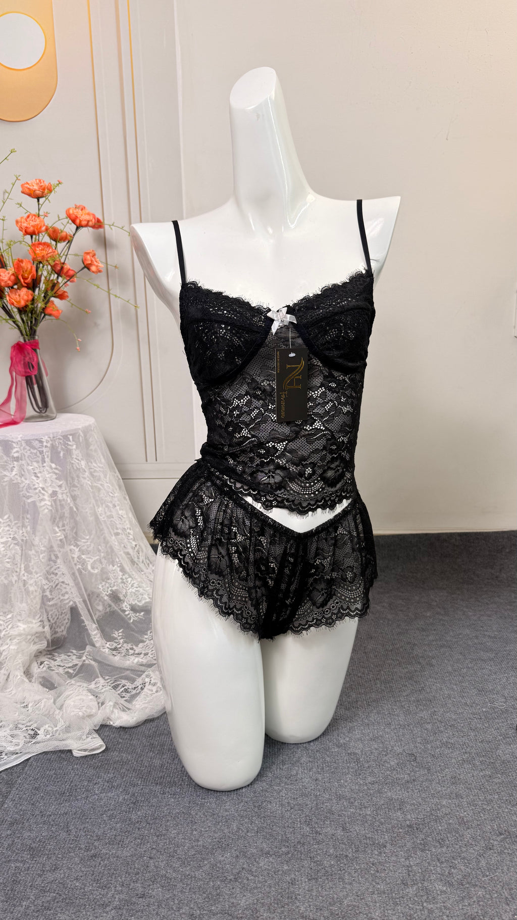 Lingerie LUNA Lace Set(code07) from silk NH